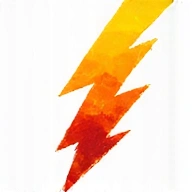Stylized lightning bolt representing energy and stamina