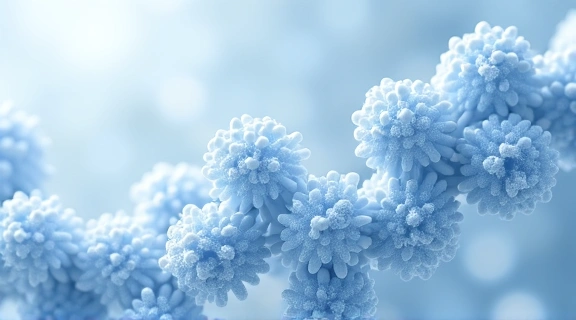 Molecular structure of collagen and hyaluronic acid