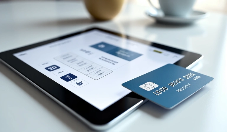 Secure online payment process, showing credit card and confirmation